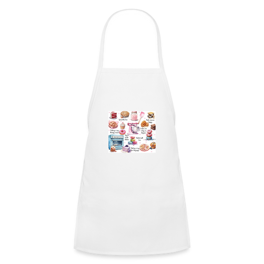 Mini Baking Apron - white