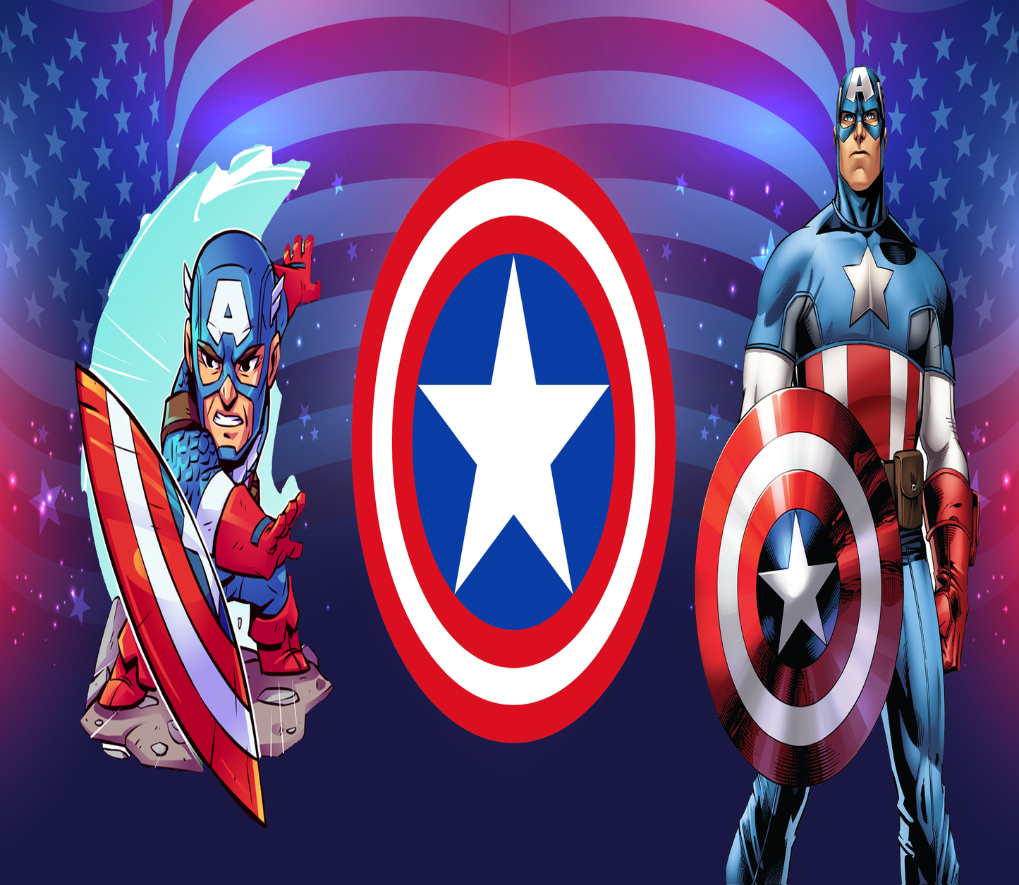 20oz Tumbler Captain America