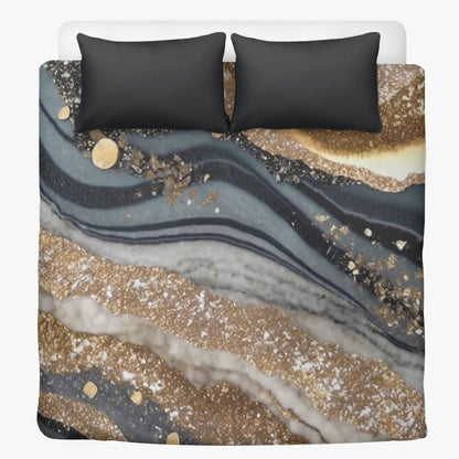 Black & Gold Bedding Set