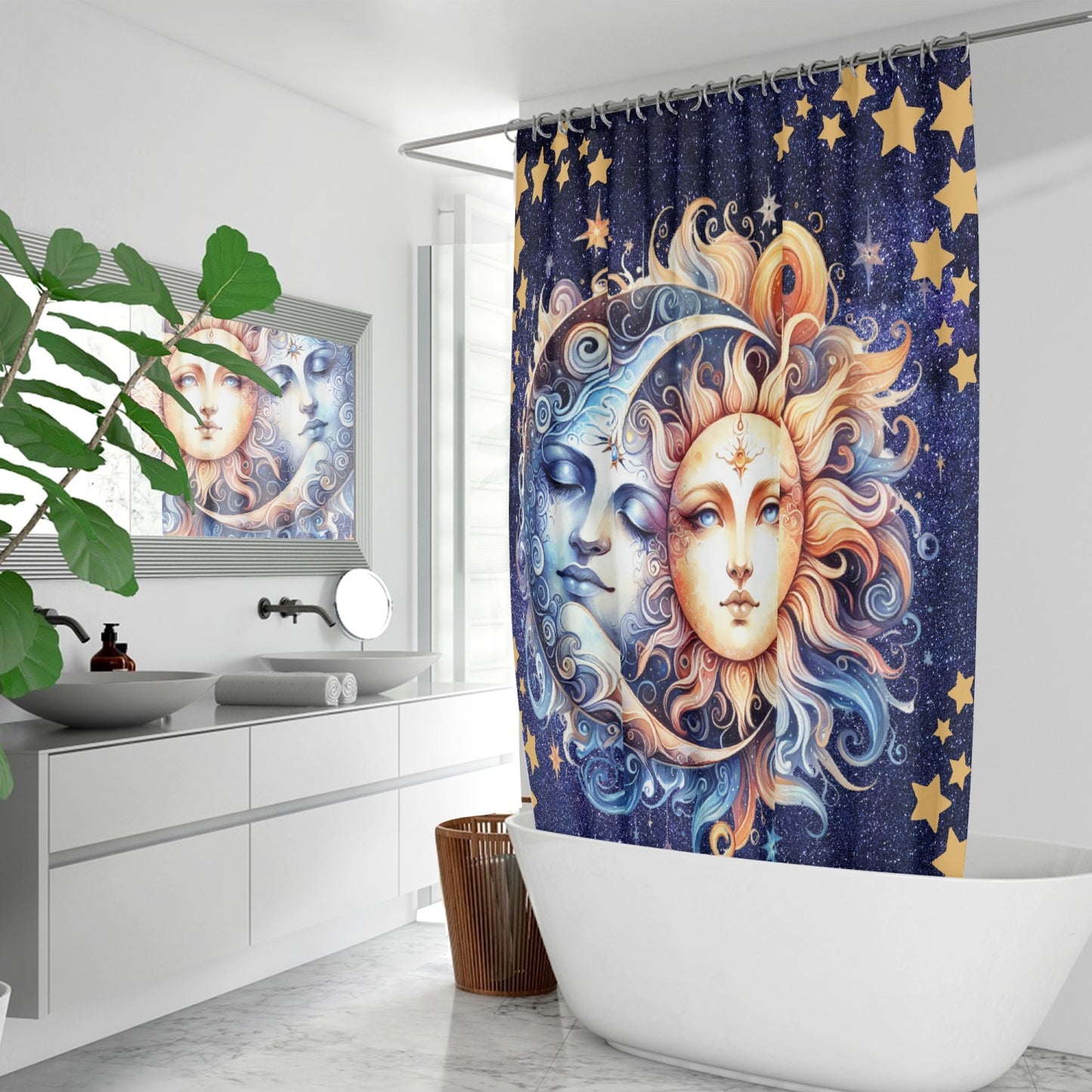 Celestial Shower Curtain