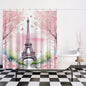 Spring in Paris Shower Curtain w/12 Hooks