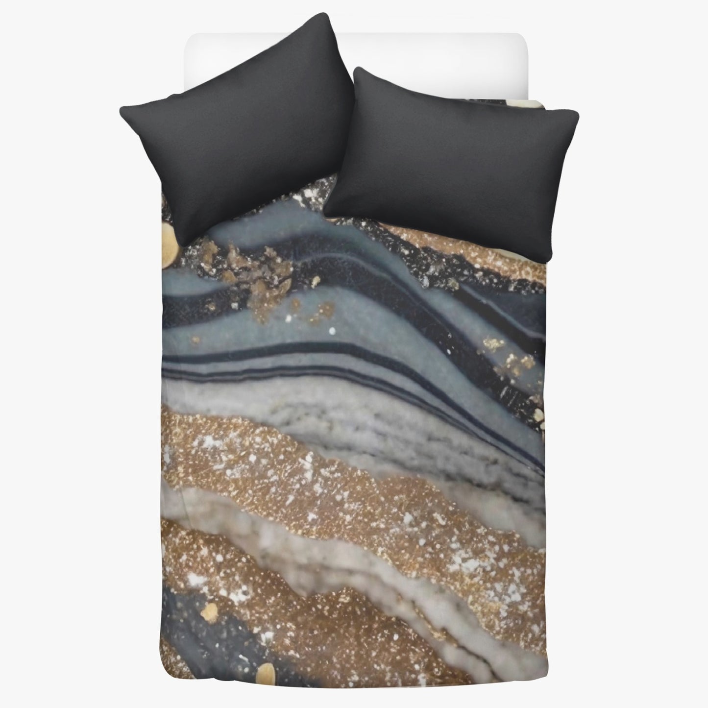 Black & Gold Bedding Set