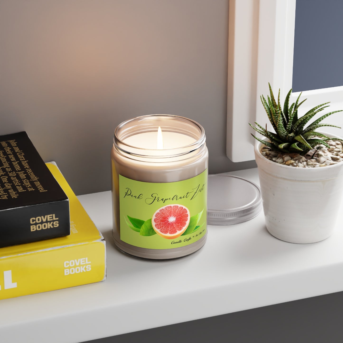 Pink Grapefruit Zest Scented Candle