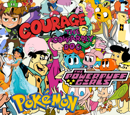 20oz Tumblers 90s Cartoons