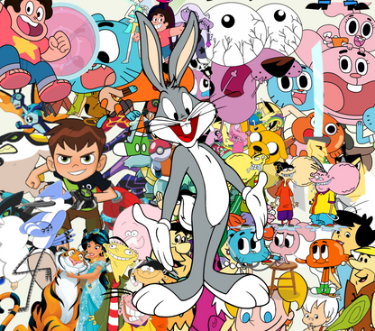 20oz Tumblers 90s Cartoons