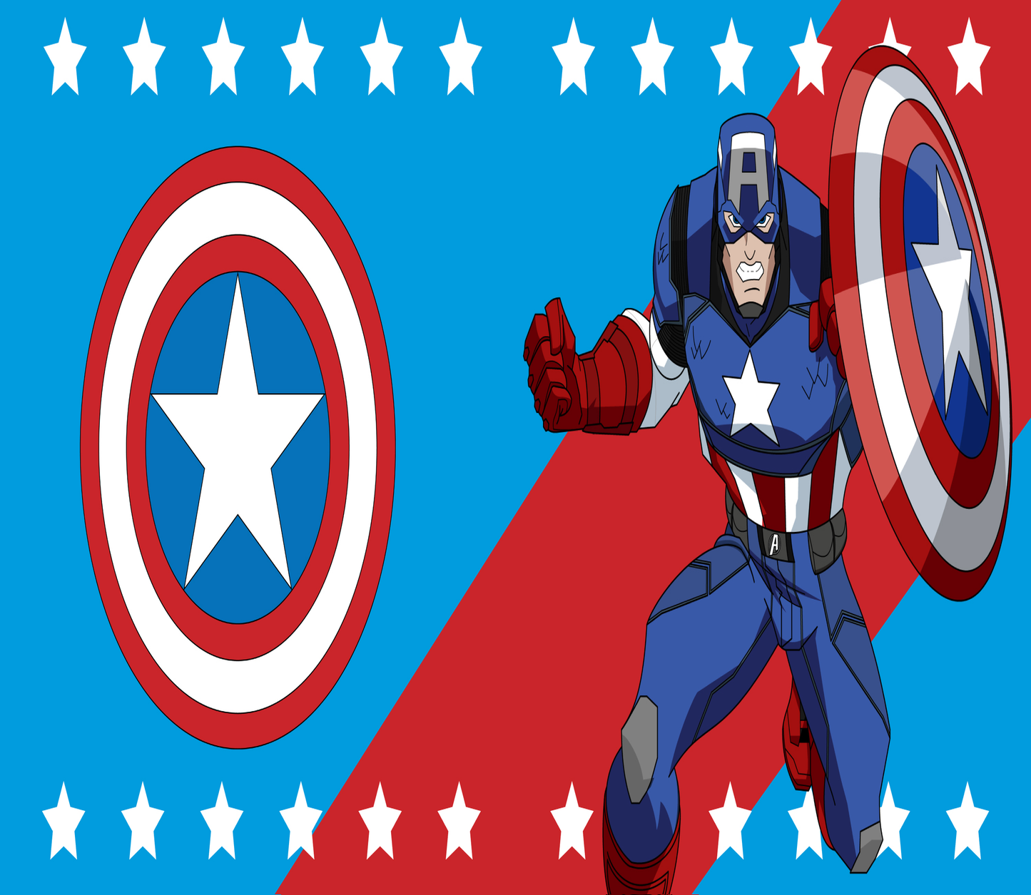 20oz Tumbler Captain America