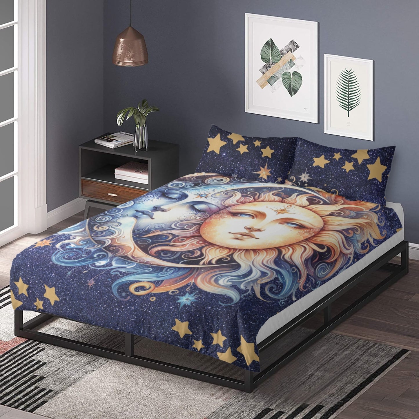 Celestial Polyester Bedding Set