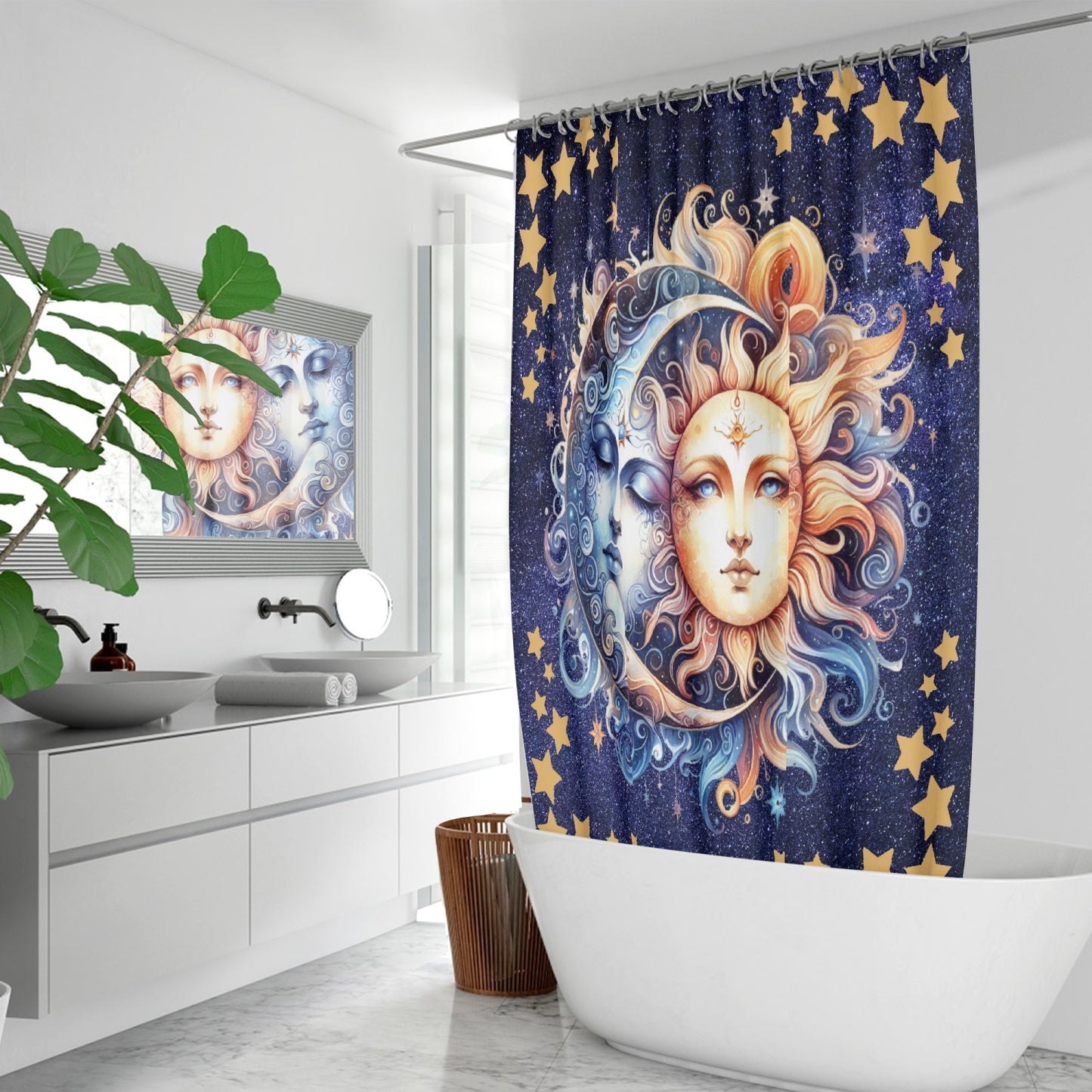 Celestial Shower Curtain