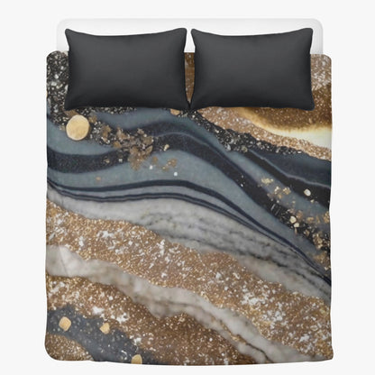 Black & Gold Bedding Set