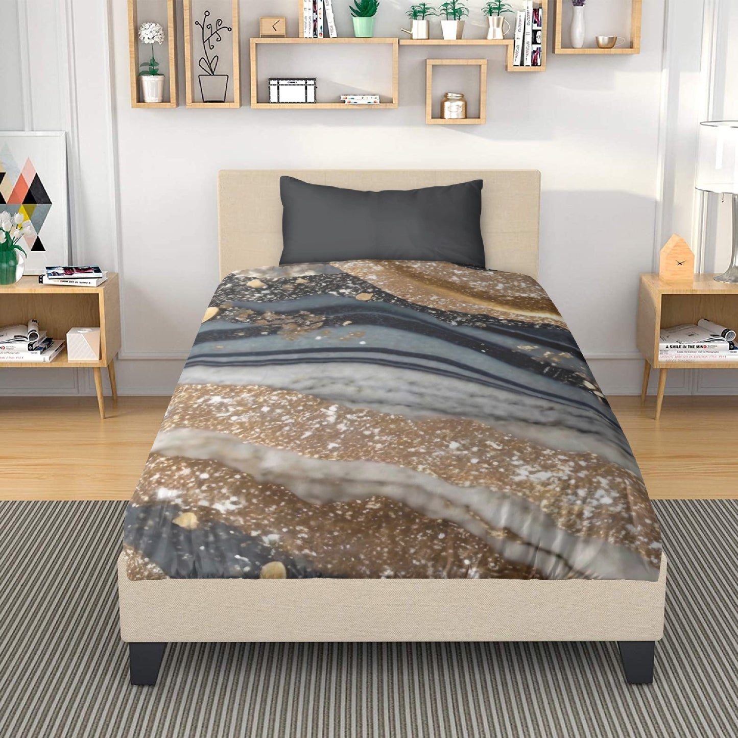 Black & Gold Bedding Set